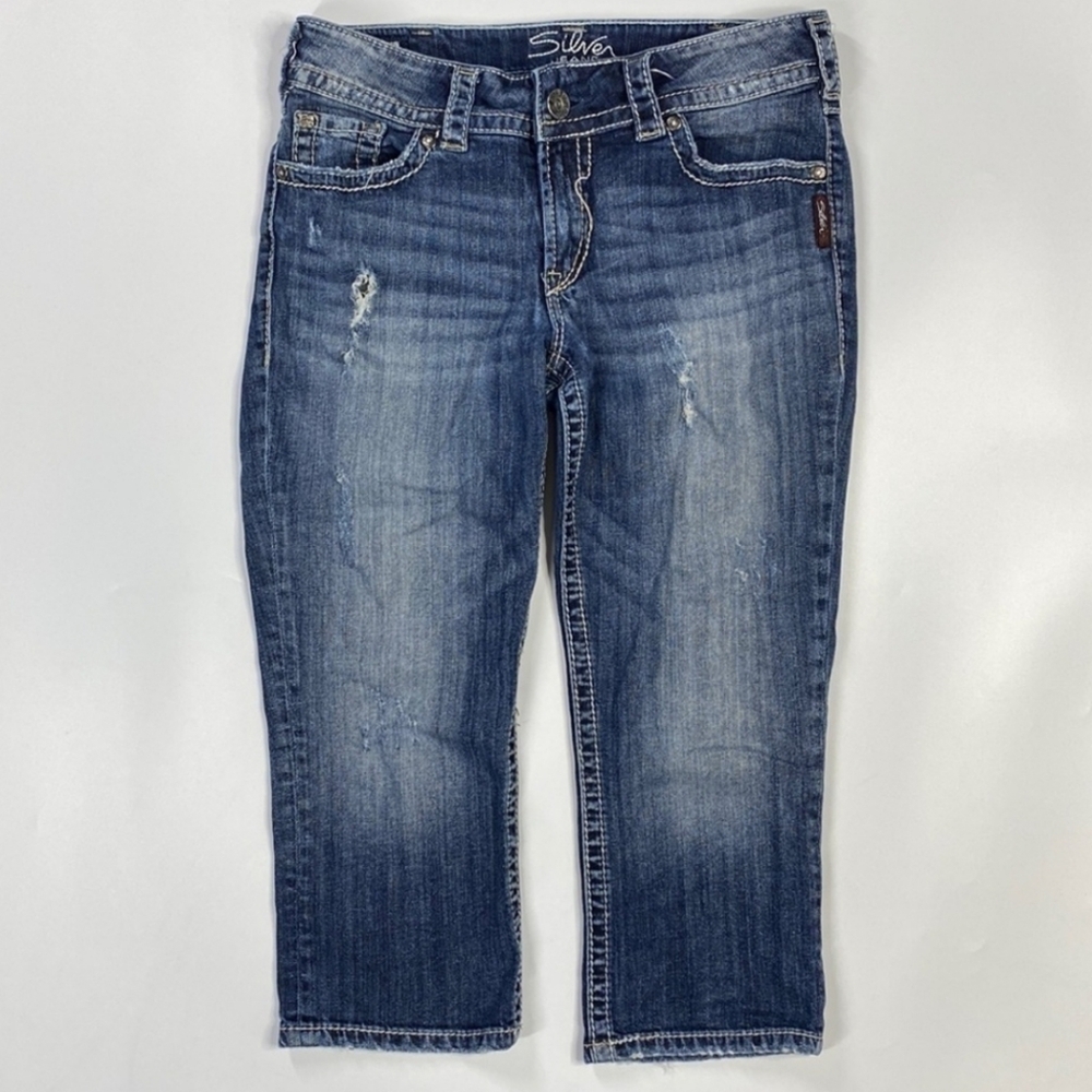 Silver Jeans Suki Surplus Capri Size 30